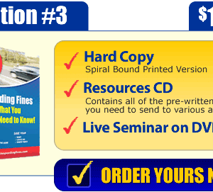 Aussie Speeding Fines Hard Copy Book Option 3